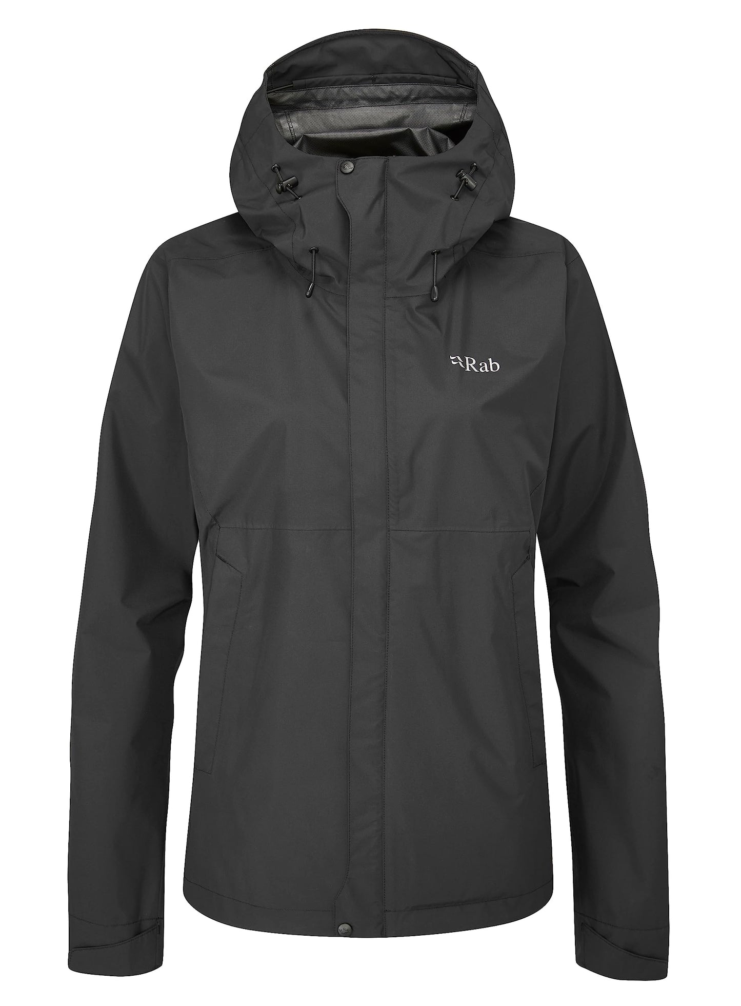 Rab Women's Downpour Eco Waterproof Breathable Jacket for Hiking, Trekking, & Climbing