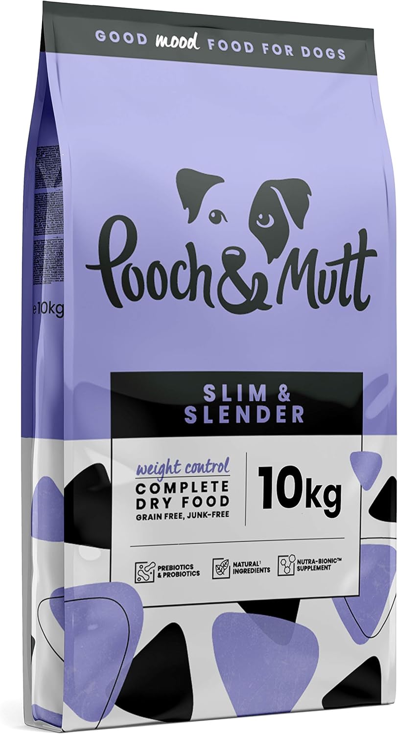 Pooch & Mutt - Slim & Slender, Complete Grain Free Dry Dog Food, Chicken and Sweet Potato, 10kg
