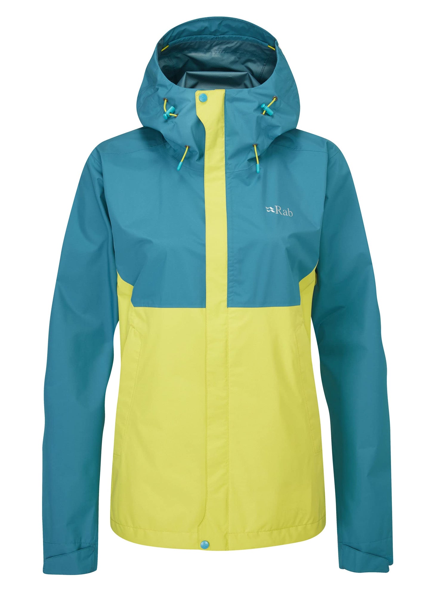 Rab Women's Downpour Eco Waterproof Breathable Jacket for Hiking, Trekking, & Climbing