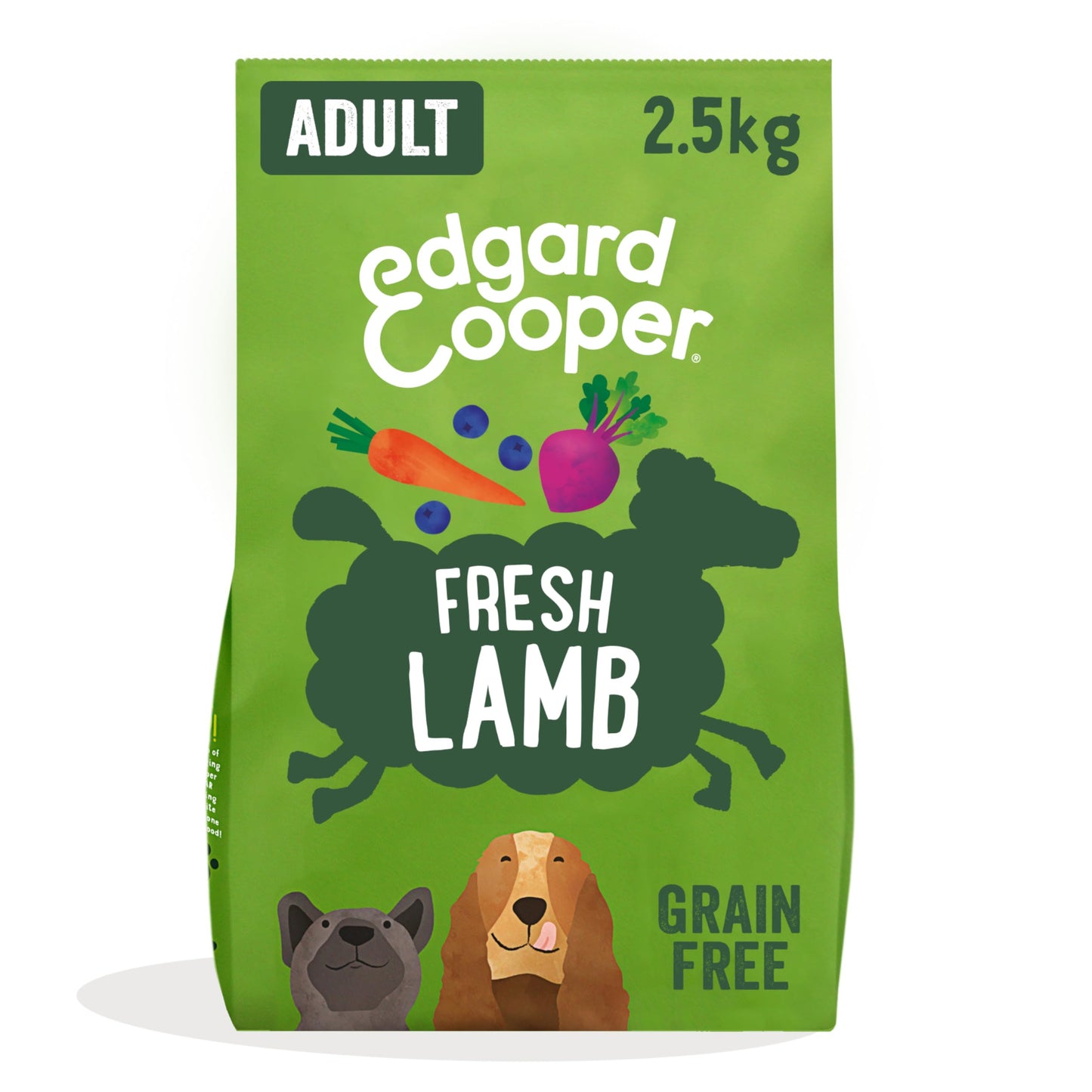 Edgard Cooper Grain Free Dog Food Dry, Natural Kibble Dry Dog Food for Adults, Gluten-Free, Hypoallergenic, with Fresh Meat & Amino Acids