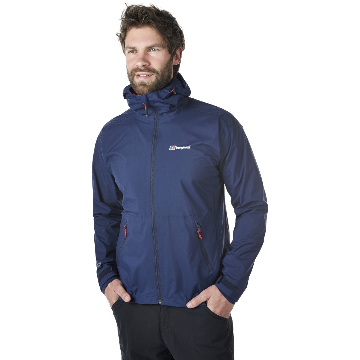 Berghaus Men’s Stormcloud Waterproof Jacket with Adjustable Hood and Drawcord Hem, Breathable, Lightweight & Durable Technical Raincoat, Ideal for Walking, Hiking & Outdoor Recreation