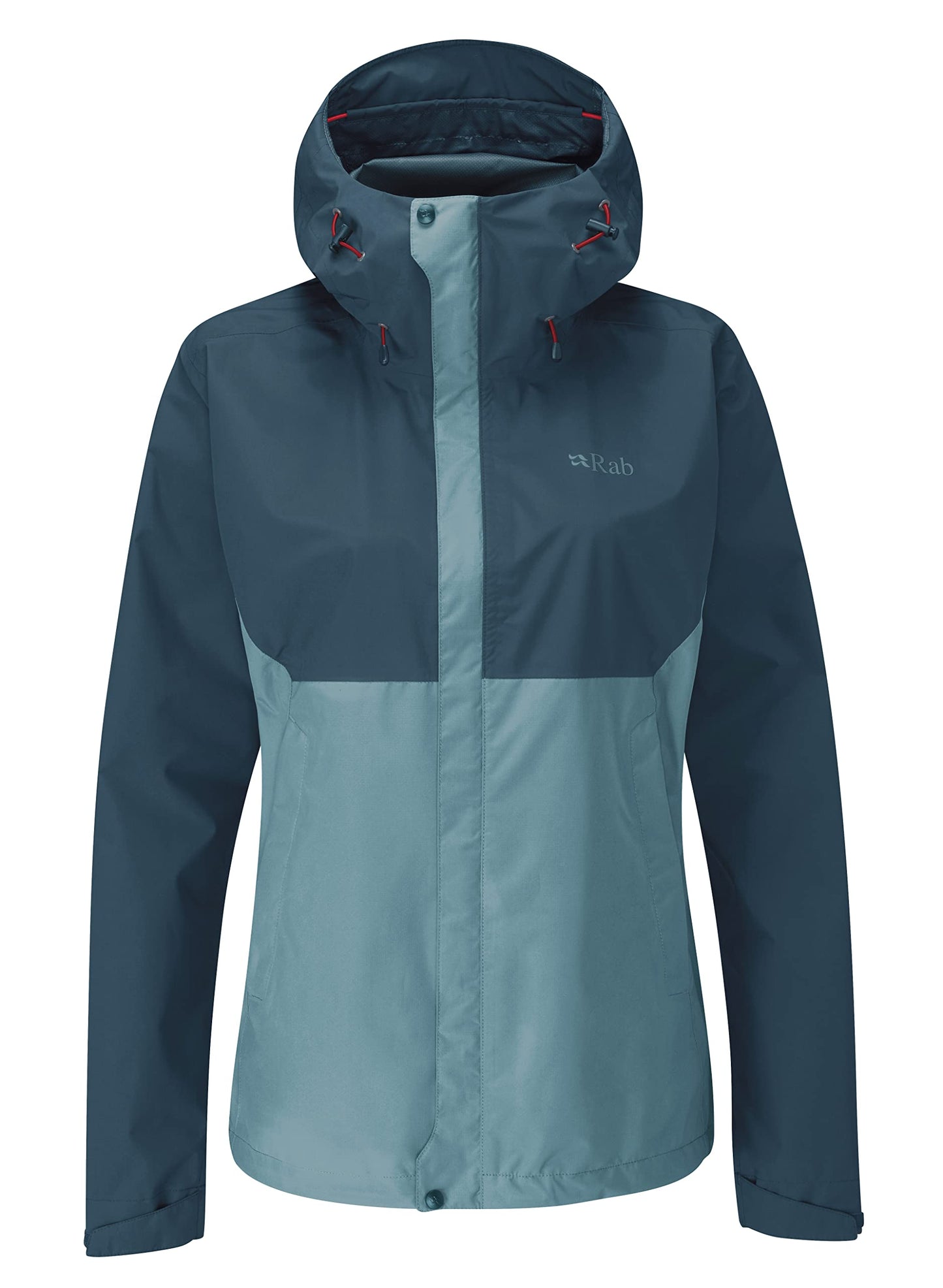 Rab Women's Downpour Eco Waterproof Breathable Jacket for Hiking, Trekking, & Climbing