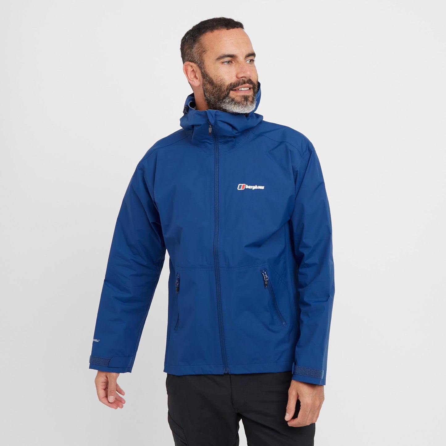 Berghaus Men’s Stormcloud Waterproof Jacket with Adjustable Hood and Drawcord Hem, Breathable, Lightweight & Durable Technical Raincoat, Ideal for Walking, Hiking & Outdoor Recreation