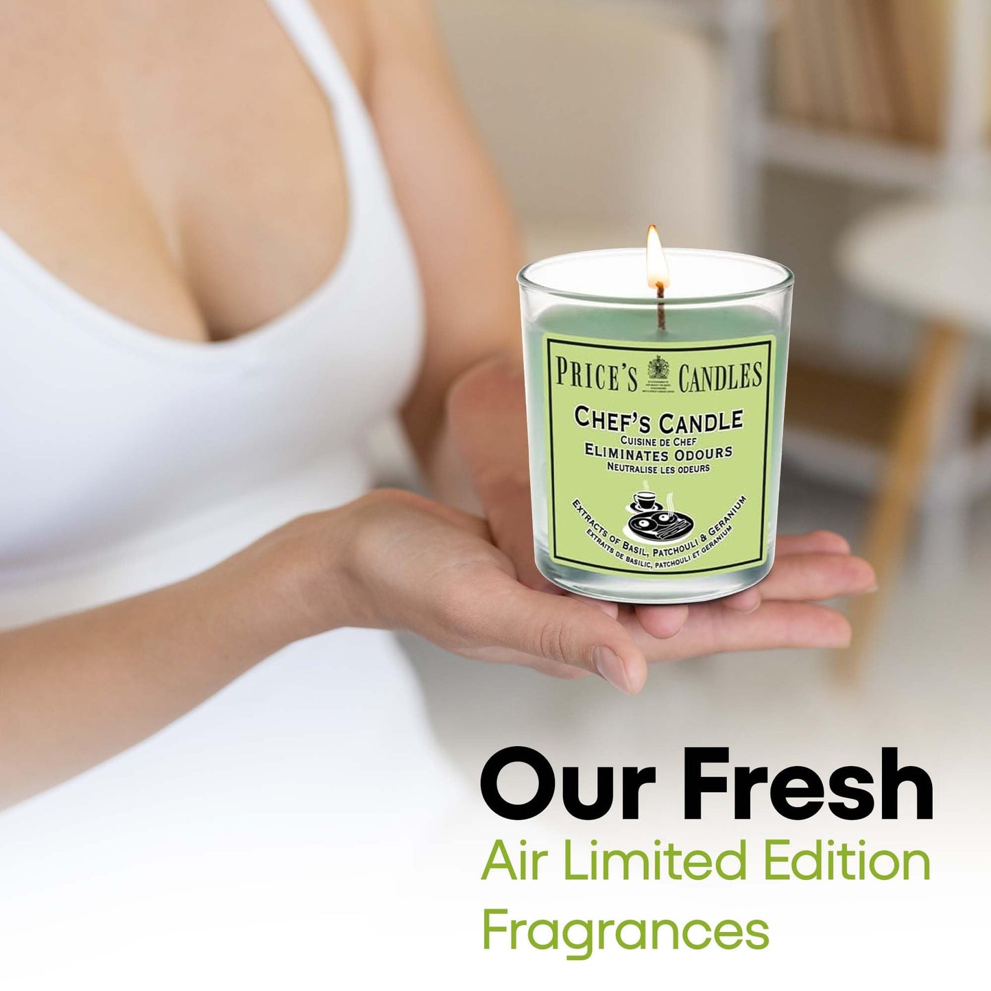 Price's - Household Pet Jar Candle - Odour Eliminating Candle - Made With Orange, Lemon & Thyme Extracts - Clean, Fresh, Quality Fragrance - Long Lasting Scent