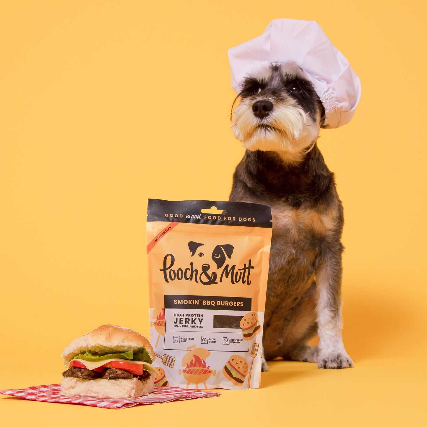 Pooch & Mutt - Meaty Jerky Treats, Grain Free Baltic Beef for Training Reward