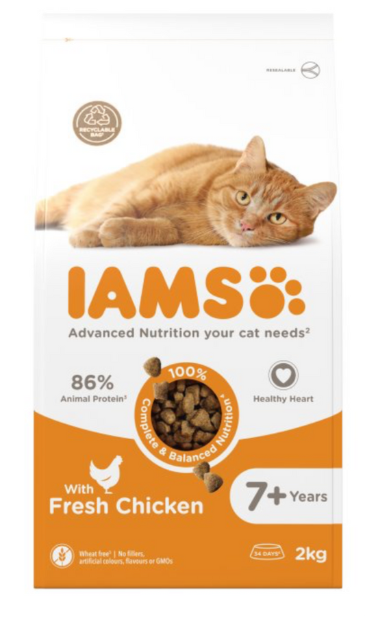 IAMS Senior 7+ Chicken 2 x 2 kg