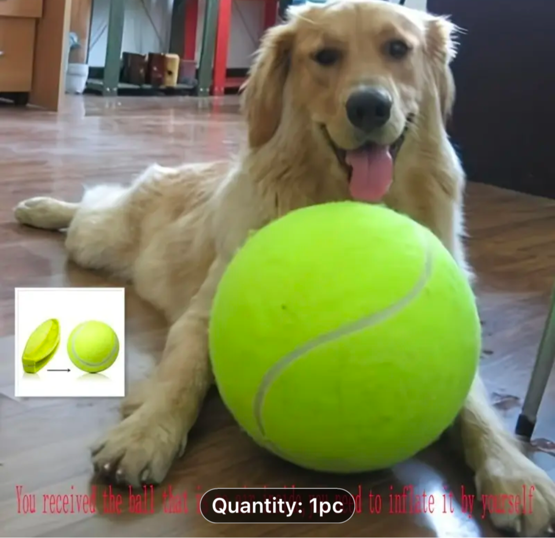 Inflatable Pet Tennis Ball Extra Large