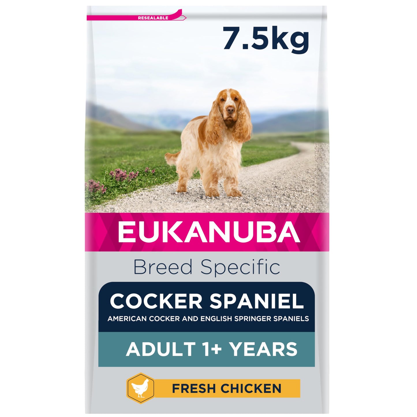 Eukanuba Complete Dry Dog Food for Adult German Shepherd Breed Types with Fresh Chicken