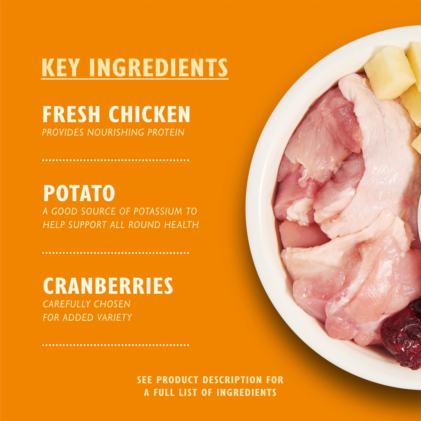 Lily's Kitchen Made with Natural Ingredients Adult Dry Cat Food Bag Grain-Free Recipe