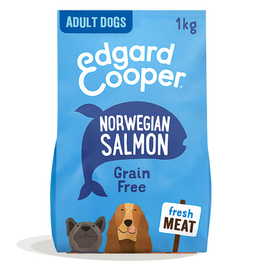 Edgard Cooper Grain Free Dog Food Dry, Natural Kibble Dry Dog Food for Adults, Gluten-Free, Hypoallergenic, with Fresh Meat & Amino Acids