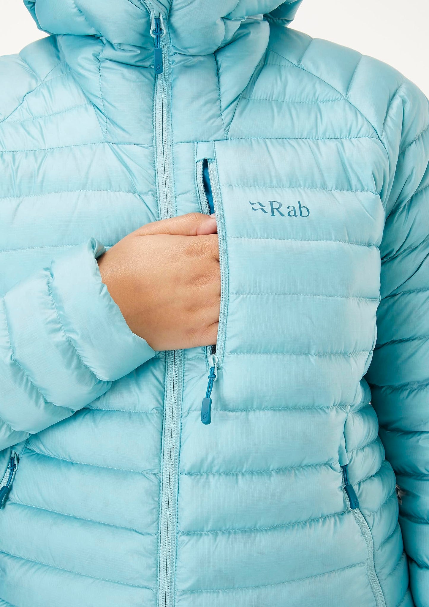 Rab Women's Microlight Alpine Recycled Down Jacket (Atlantis), 14