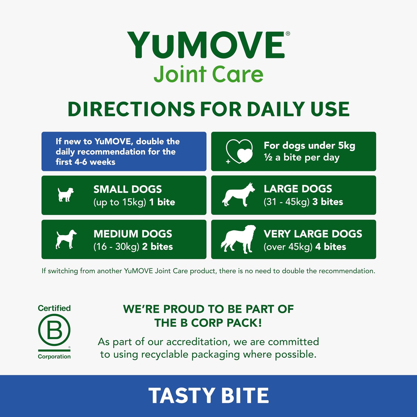 YuMOVE Max Strength Joint Supplement for Senior Dogs, Essential Dog Hip and Joint Aid for Senior Dogs with Glucosamine, Chondroitin, Green Lipped Mussel, Aged 8+, 60 Chews