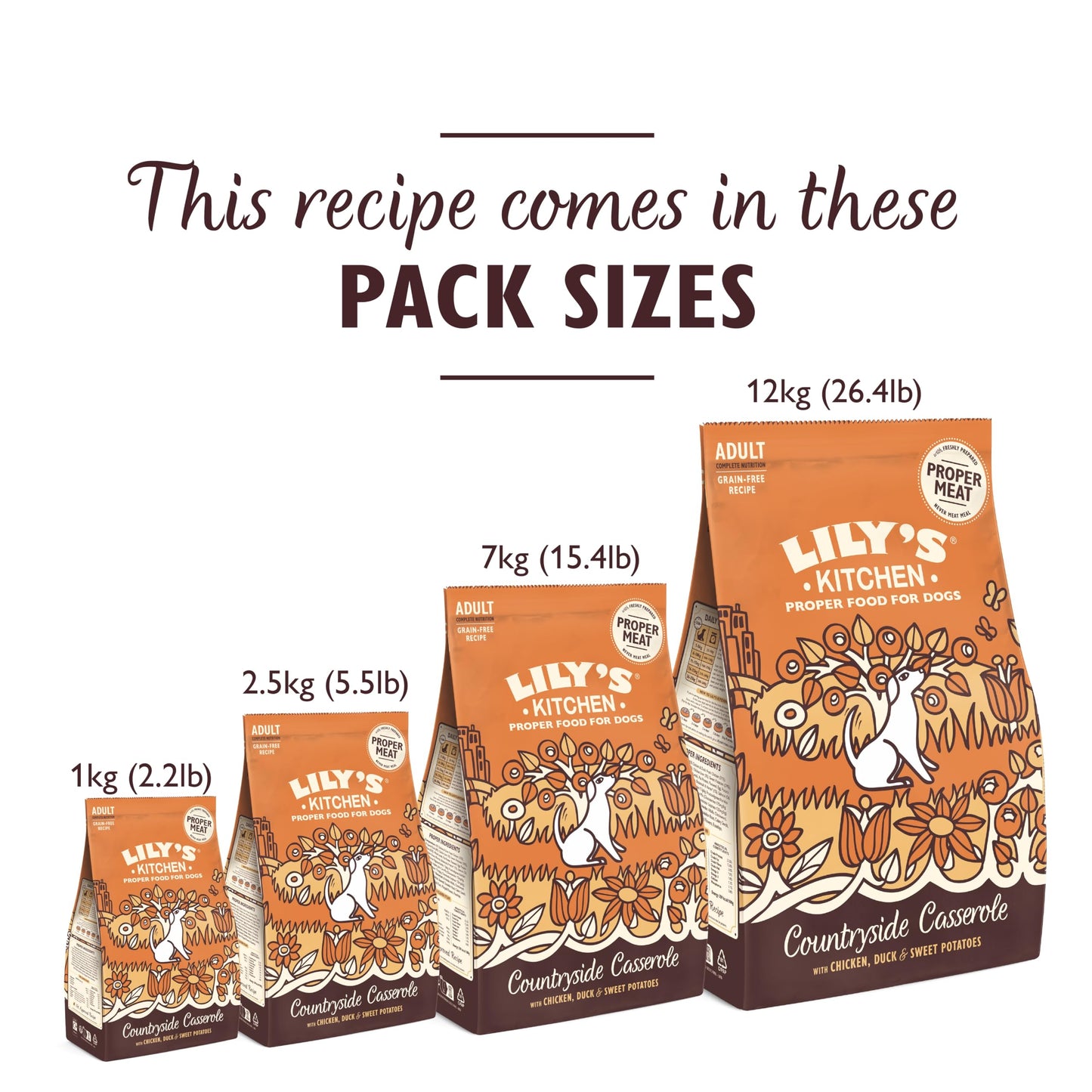 Lily’s Kitchen Made with Natural Ingredients Adult Dry Dog Food Balanced Recipe