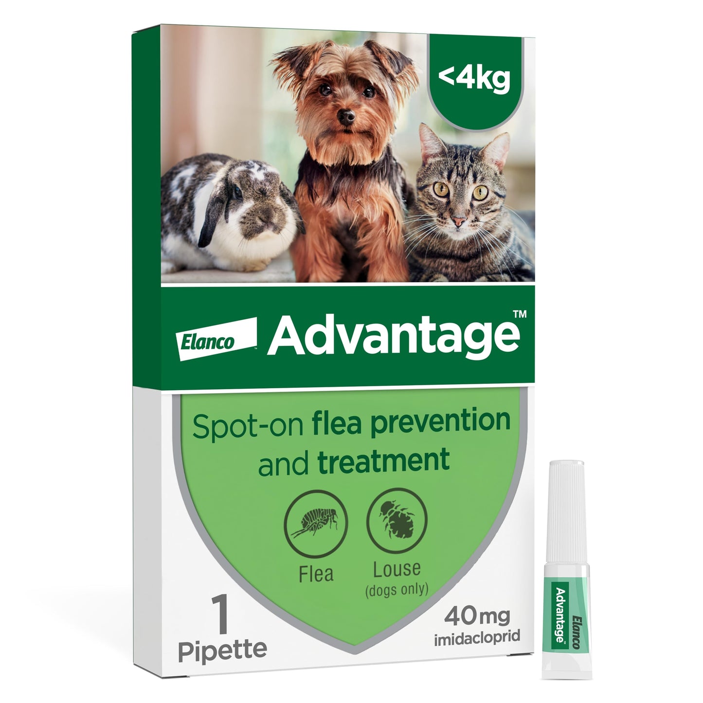Advantage 250 Flea Spot On Treatment 1 Pipette 2.5ml 10-25kg