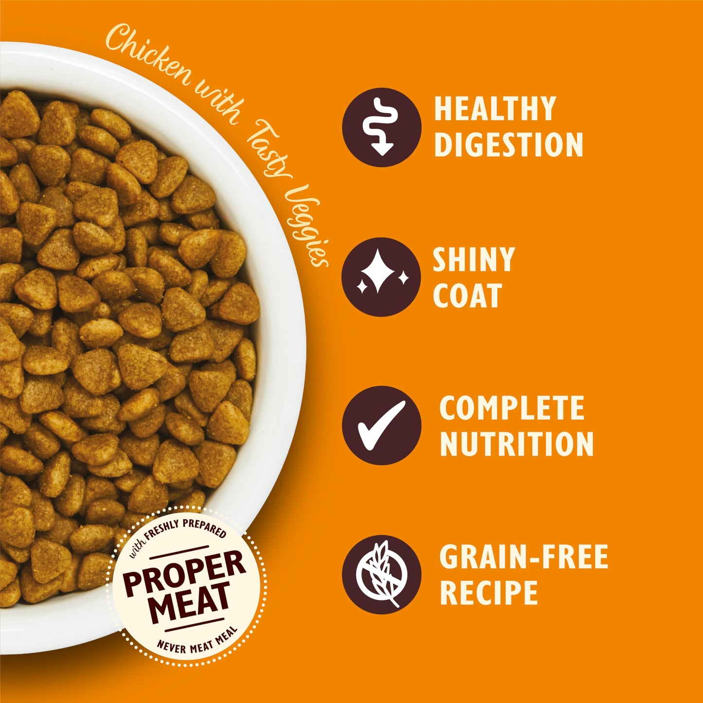 Lily's Kitchen Made with Natural Ingredients Adult Dry Cat Food Bag Grain-Free Recipe