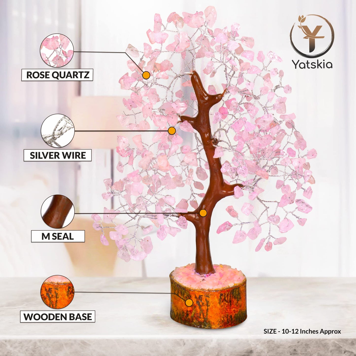 Crystal Tree - Seven Chakra Tree - Bonsai Tree - Healing Crystals - Crystals and Gemstones - Home Decor - Spiritual Gifts