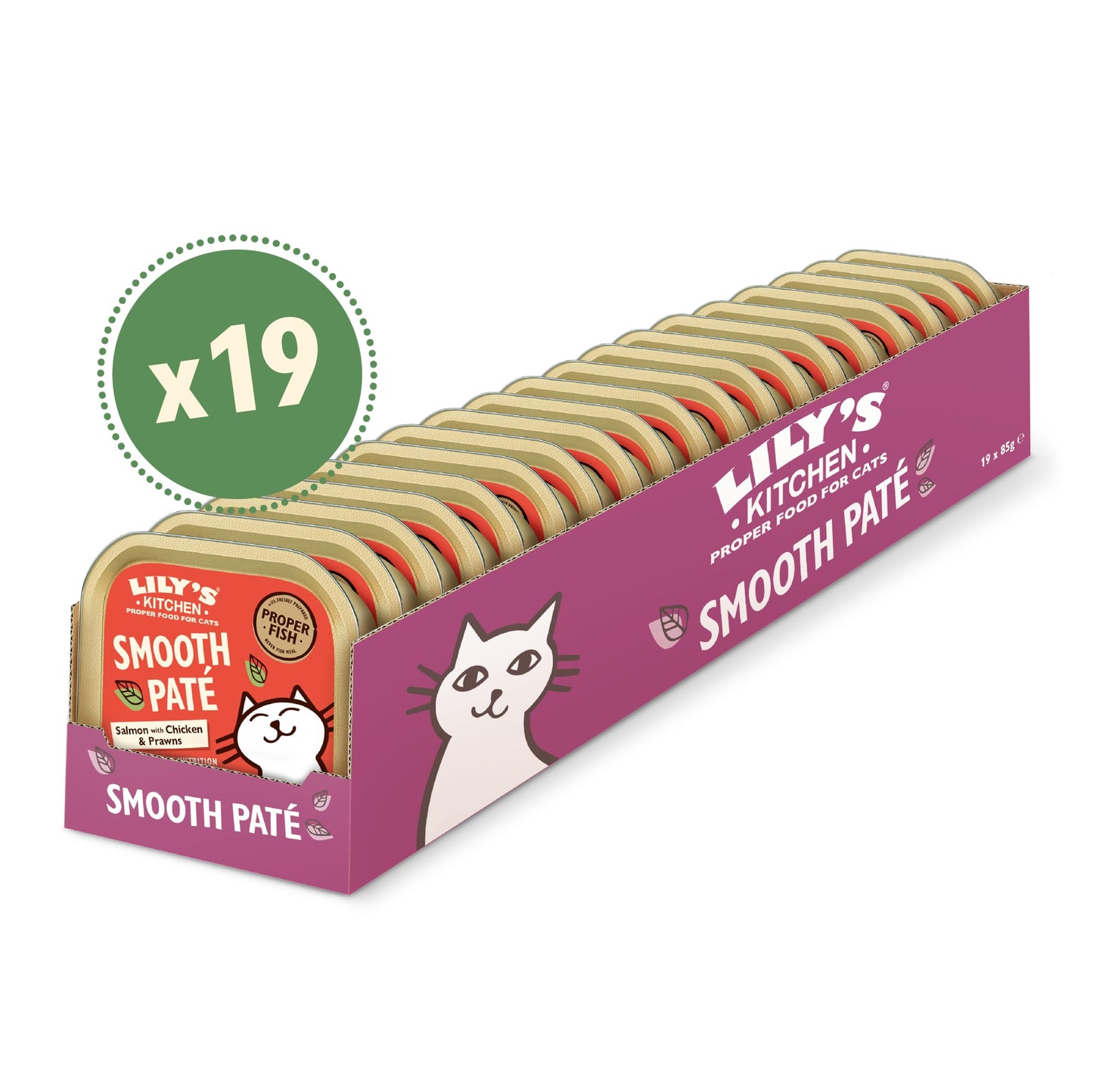 Lily’s Kitchen Smooth Paté Selection Complete Nutrition Adult Cat Food 4 x (8 x 85g)