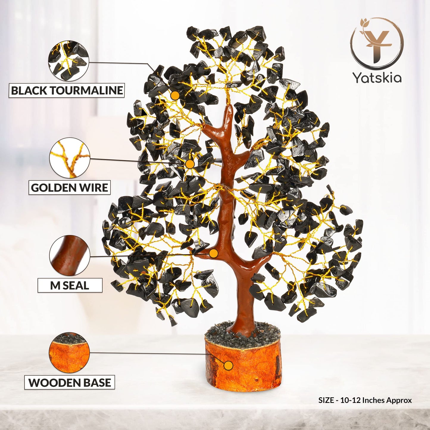 Crystal Tree - Seven Chakra Tree - Bonsai Tree - Healing Crystals - Crystals and Gemstones - Home Decor - Spiritual Gifts