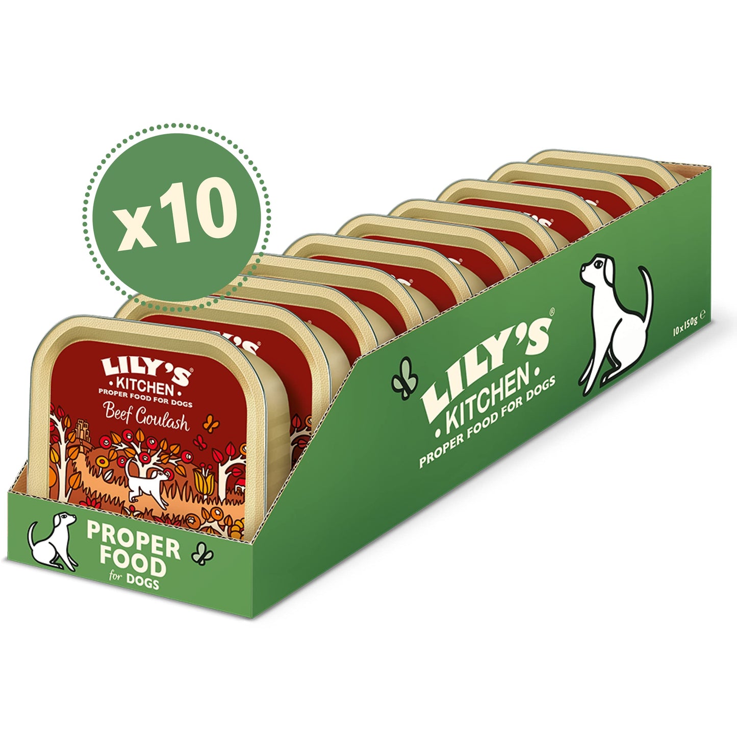 Lily's Kitchen Natural Adult Wet Dog Food Tray Cottage Pie Grain-Free Recipe 10 x 150g