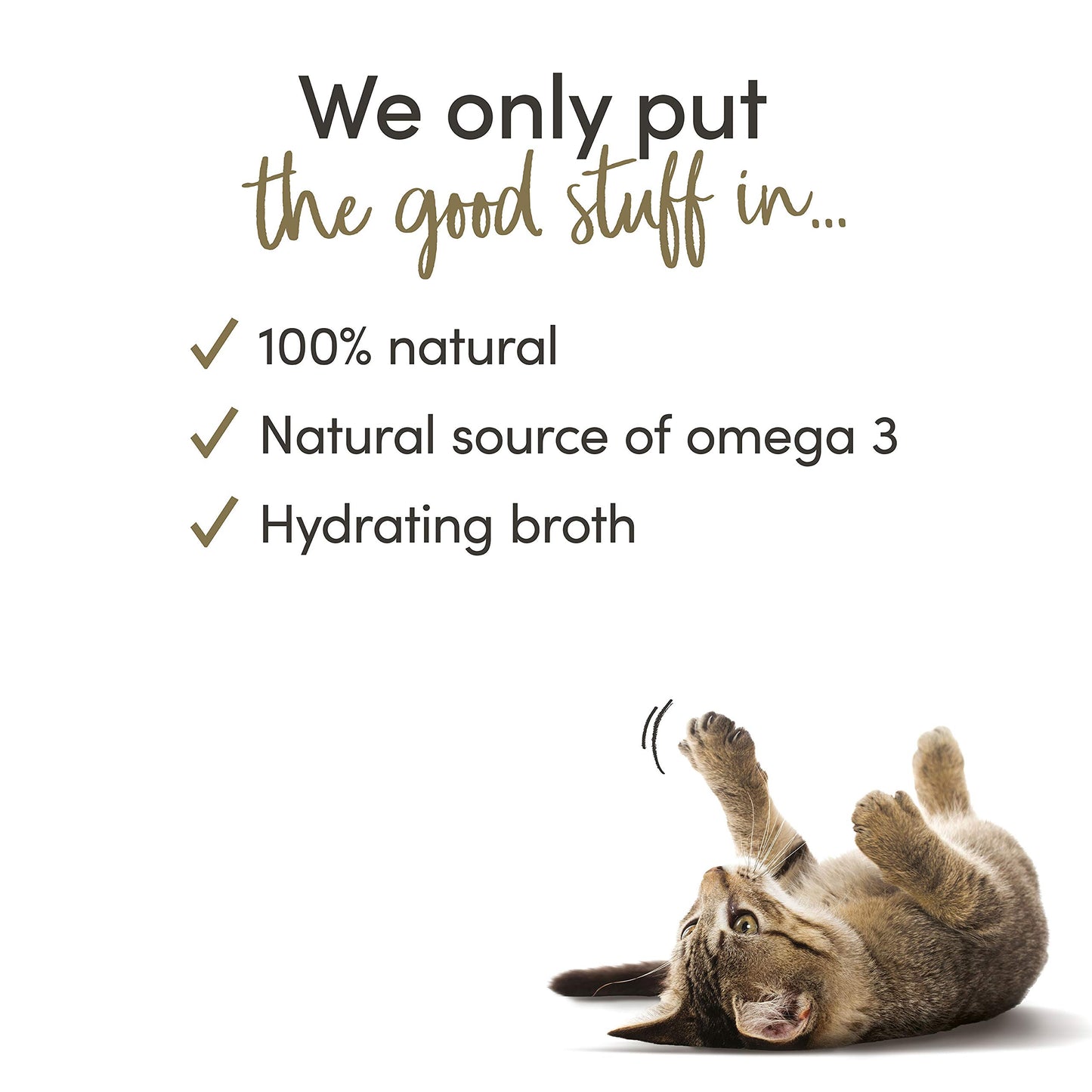 Applaws 100% Natural Wet Cat Food, Pouch Multipack Tuna Selection in Broth, 70 g (12 x 70 g Pouches)