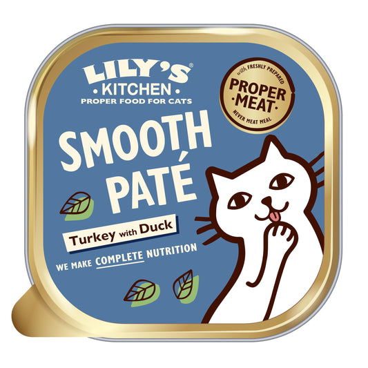 Lily’s Kitchen Smooth Paté Selection Complete Nutrition Adult Cat Food 4 x (8 x 85g)