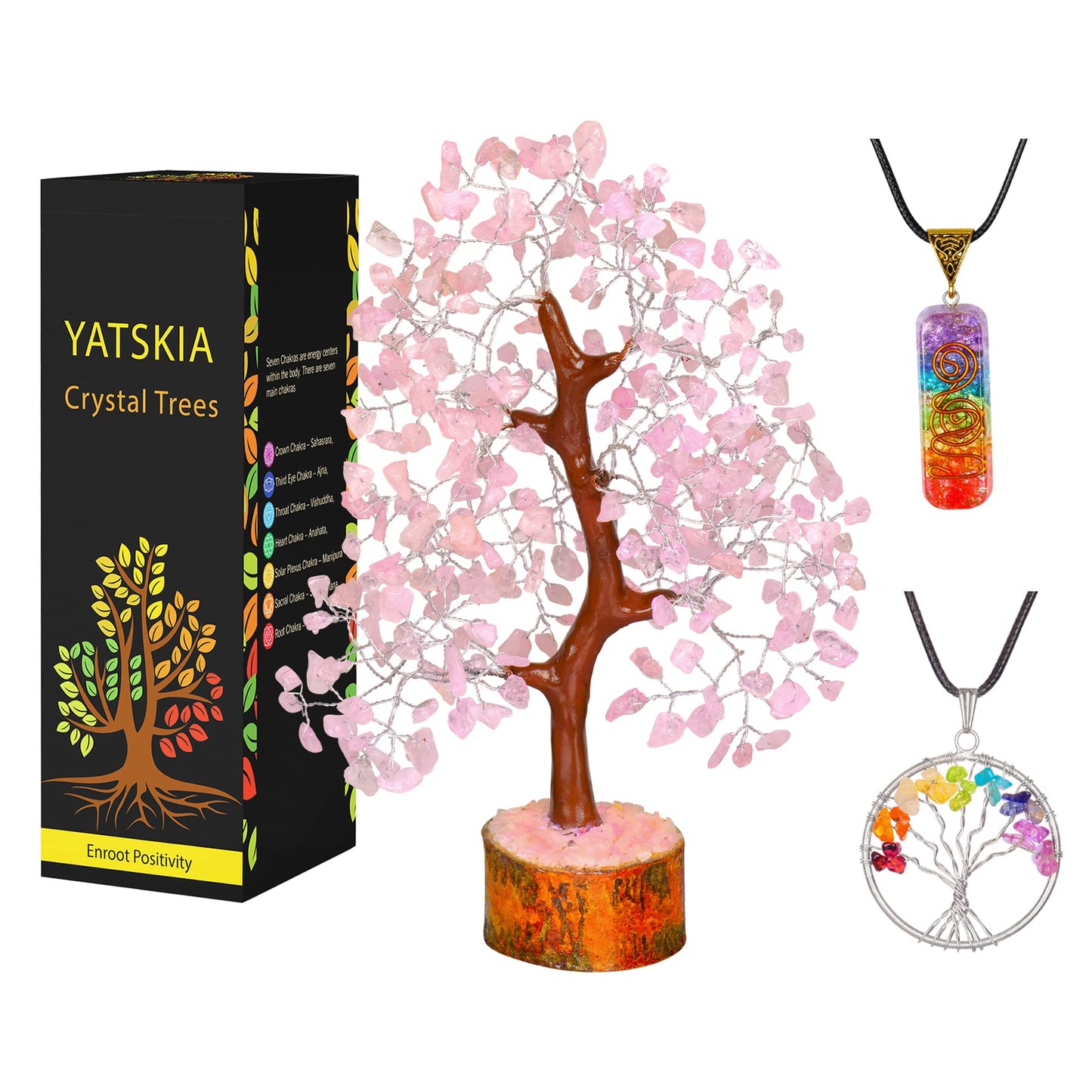 Crystal Tree - Seven Chakra Tree - Bonsai Tree - Healing Crystals - Crystals and Gemstones - Home Decor - Spiritual Gifts