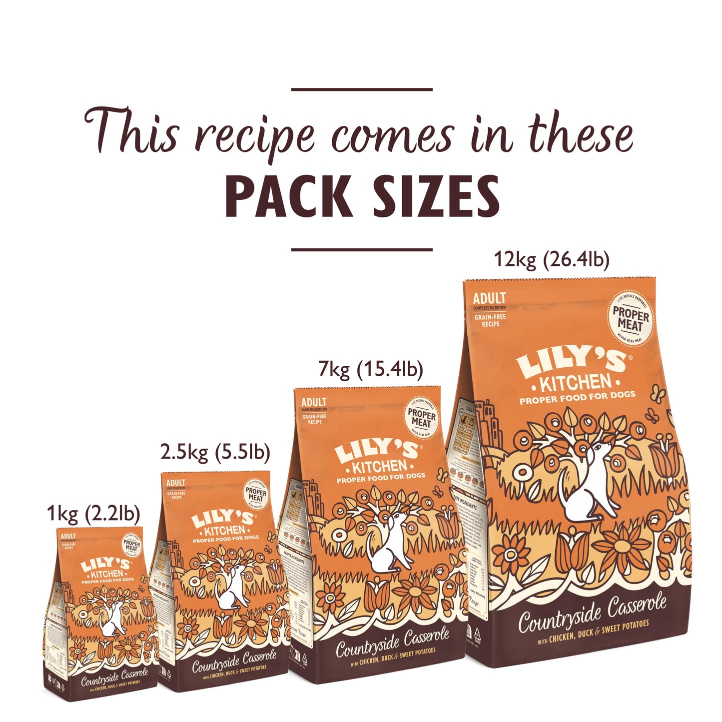 Lily’s Kitchen Made with Natural Ingredients Adult Dry Dog Food Balanced Recipe