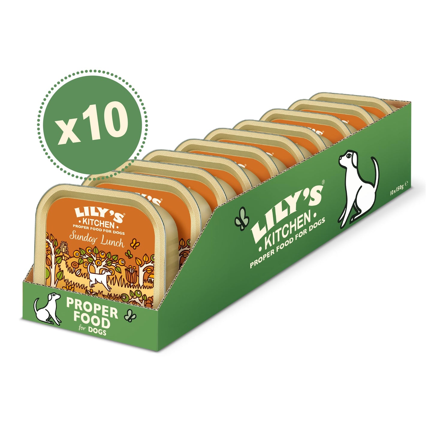 Lily's Kitchen Natural Adult Wet Dog Food Tray Cottage Pie Grain-Free Recipe 10 x 150g