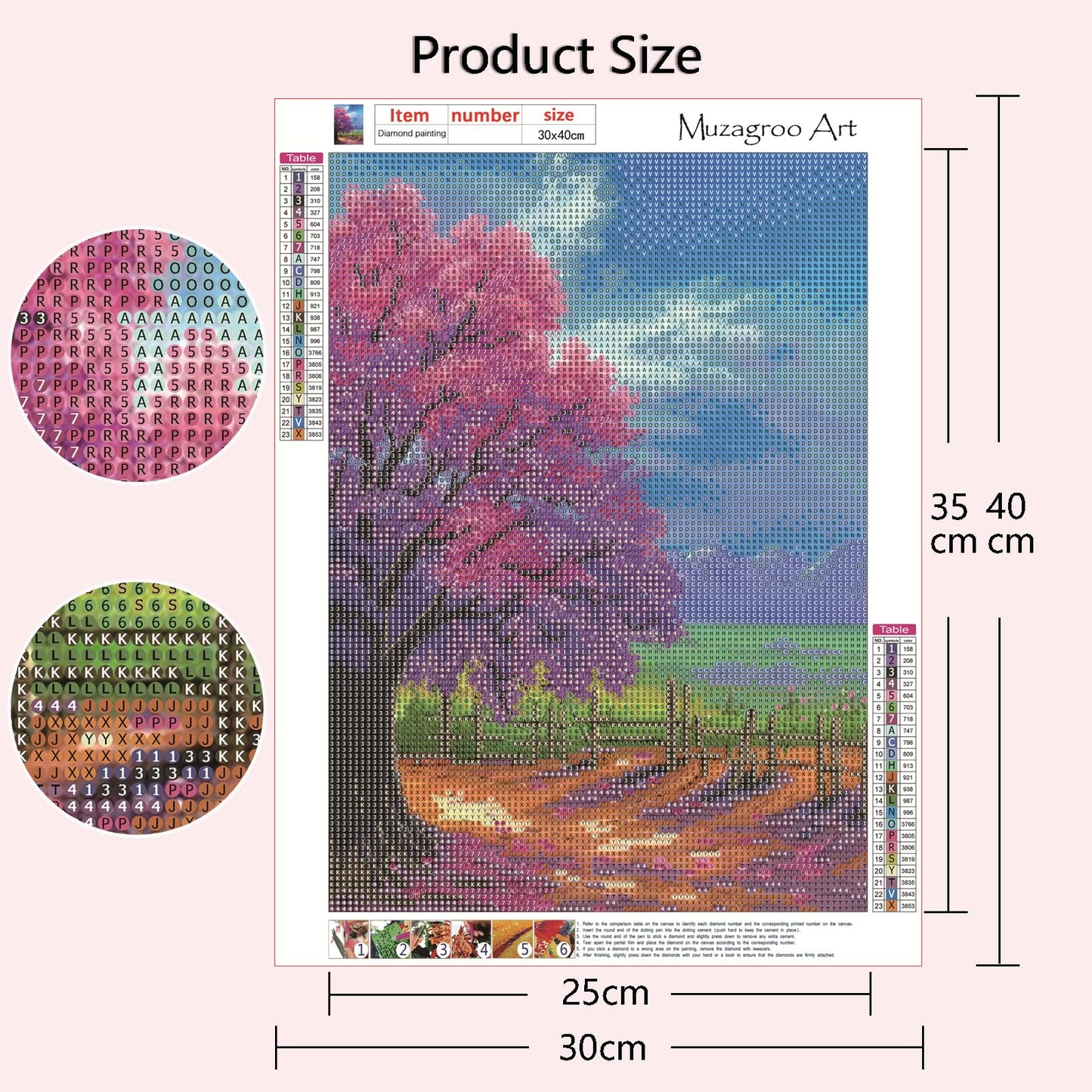 Muzagroo Art 5D Diamond Painting Kits for Adults, DIY Diamond Art Kits for Beginners, Turtle Diamond Dot Kits Gem Arts and Crafts for Living Room, Gem Painting Bedroom 4 PCS Wall Art