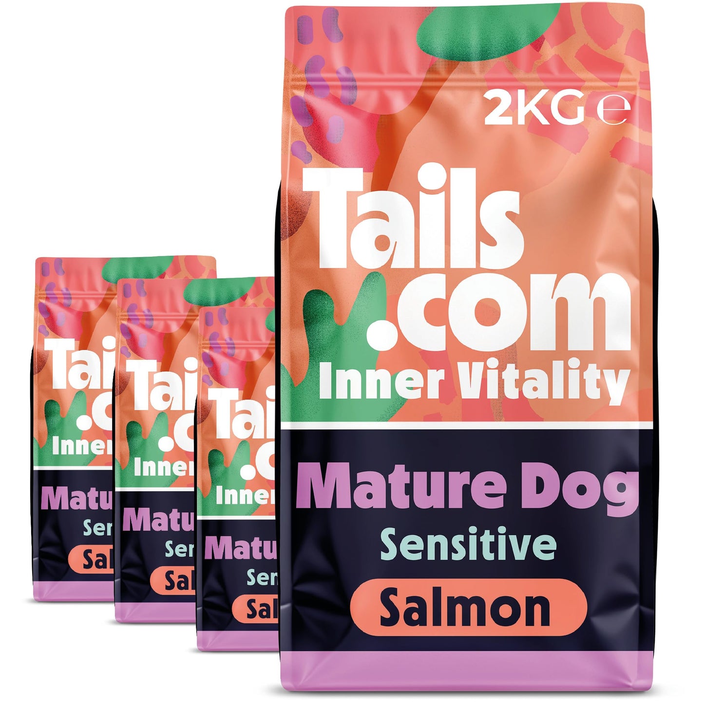 Tails.com Inner Vitality - Dry Dog Food Medium & Large Adult Chicken 2kg - 1-7 yrs - Source of glucosamine & chondroitin to support healthy joints
