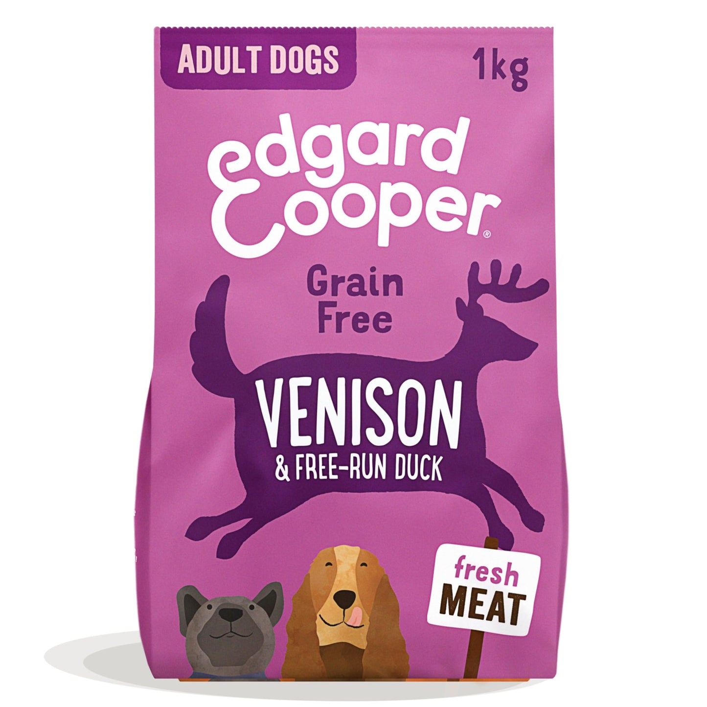 Edgard Cooper Grain Free Dog Food Dry, Natural Kibble Dry Dog Food for Adults, Gluten-Free, Hypoallergenic, with Fresh Meat & Amino Acids