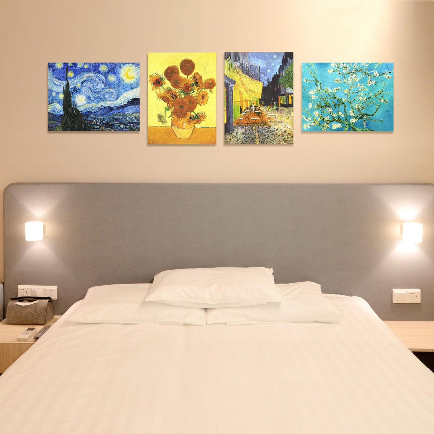 Muzagroo Art 5D Diamond Painting Kits for Adults, DIY Diamond Art Kits for Beginners, Turtle Diamond Dot Kits Gem Arts and Crafts for Living Room, Gem Painting Bedroom 4 PCS Wall Art