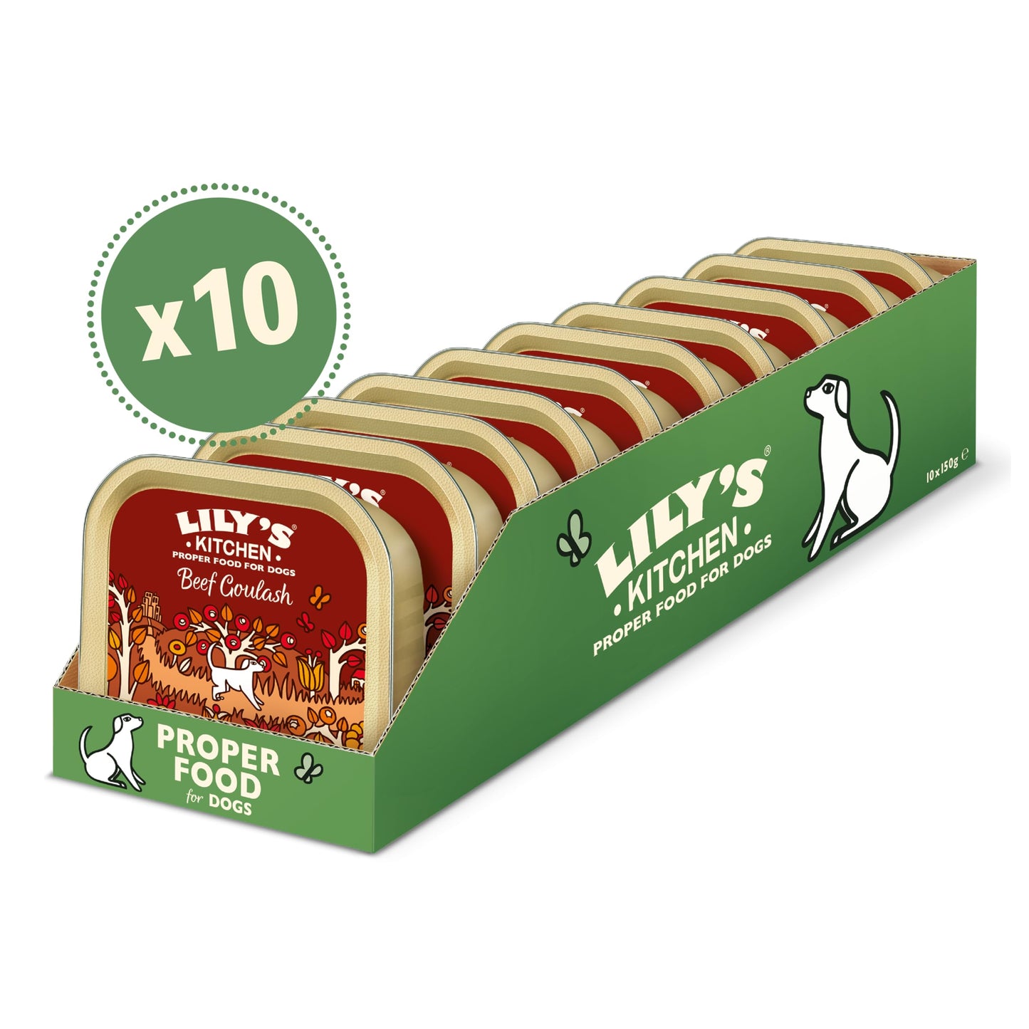 Lily's Kitchen Natural Adult Wet Dog Food Tray Cottage Pie Grain-Free Recipe 10 x 150g