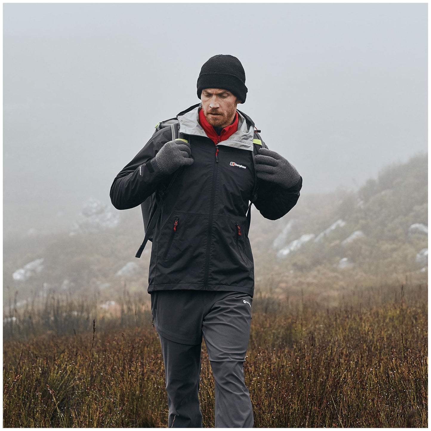 Berghaus Men’s Stormcloud Waterproof Jacket with Adjustable Hood and Drawcord Hem, Breathable, Lightweight & Durable Technical Raincoat, Ideal for Walking, Hiking & Outdoor Recreation