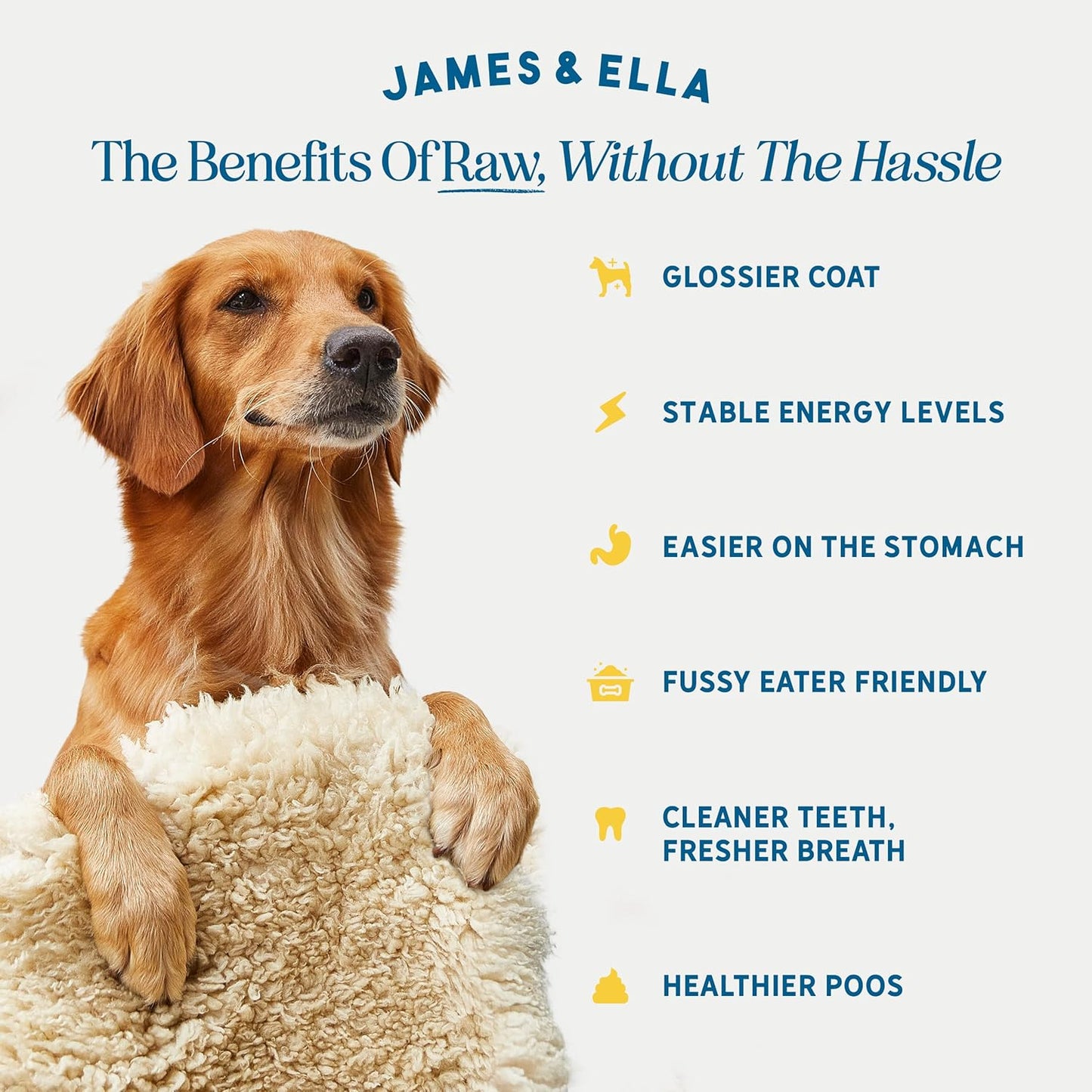 James & Ella Freeze-Dried Dog Treats (40g) ❘ Delicious Country Game Freeze-Dried Dog Treats, Packed with Protein, Essential Oils & Minerals for Happy, Healthy Dogs, Lightweight & Gluten Free