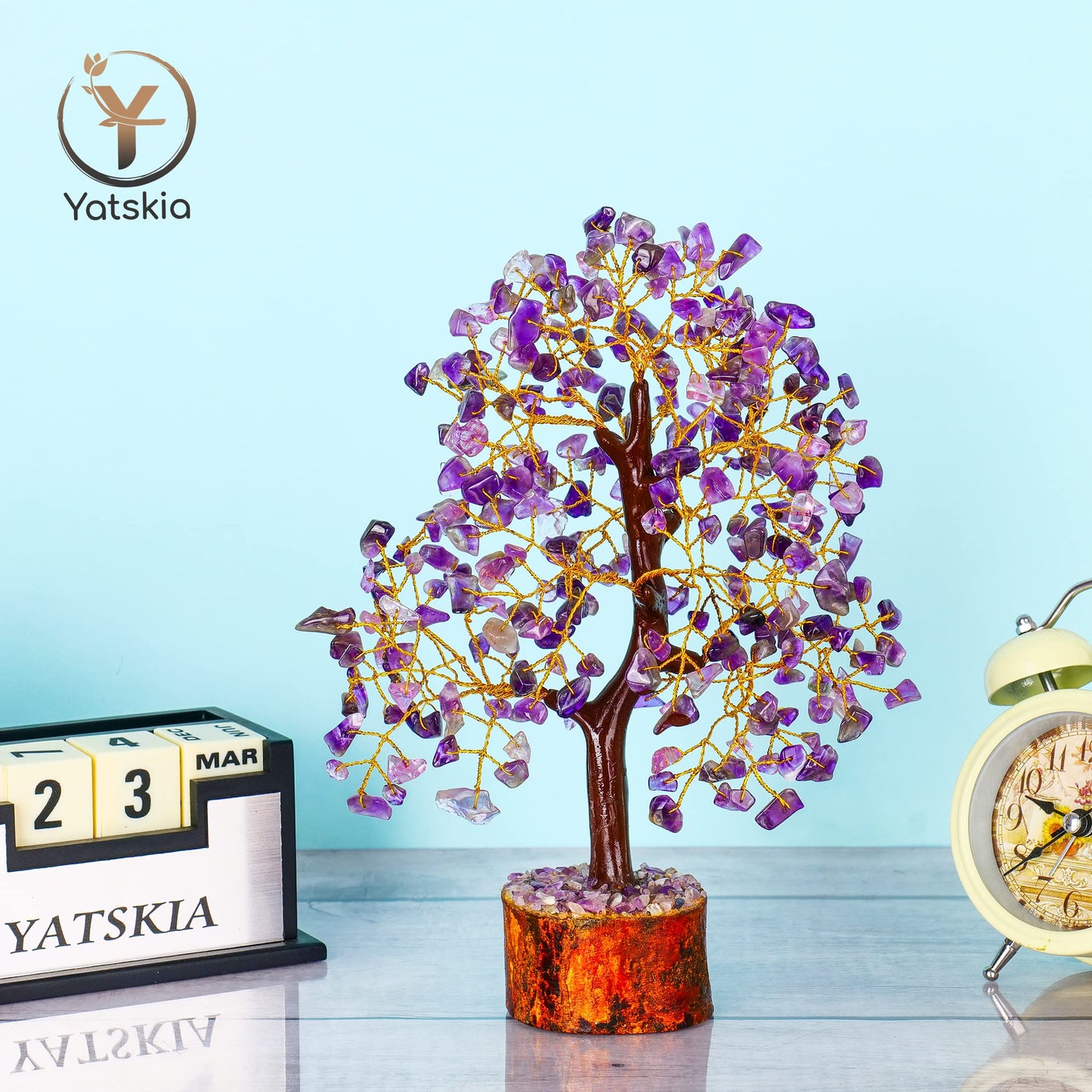 Crystal Tree - Seven Chakra Tree - Bonsai Tree - Healing Crystals - Crystals and Gemstones - Home Decor - Spiritual Gifts