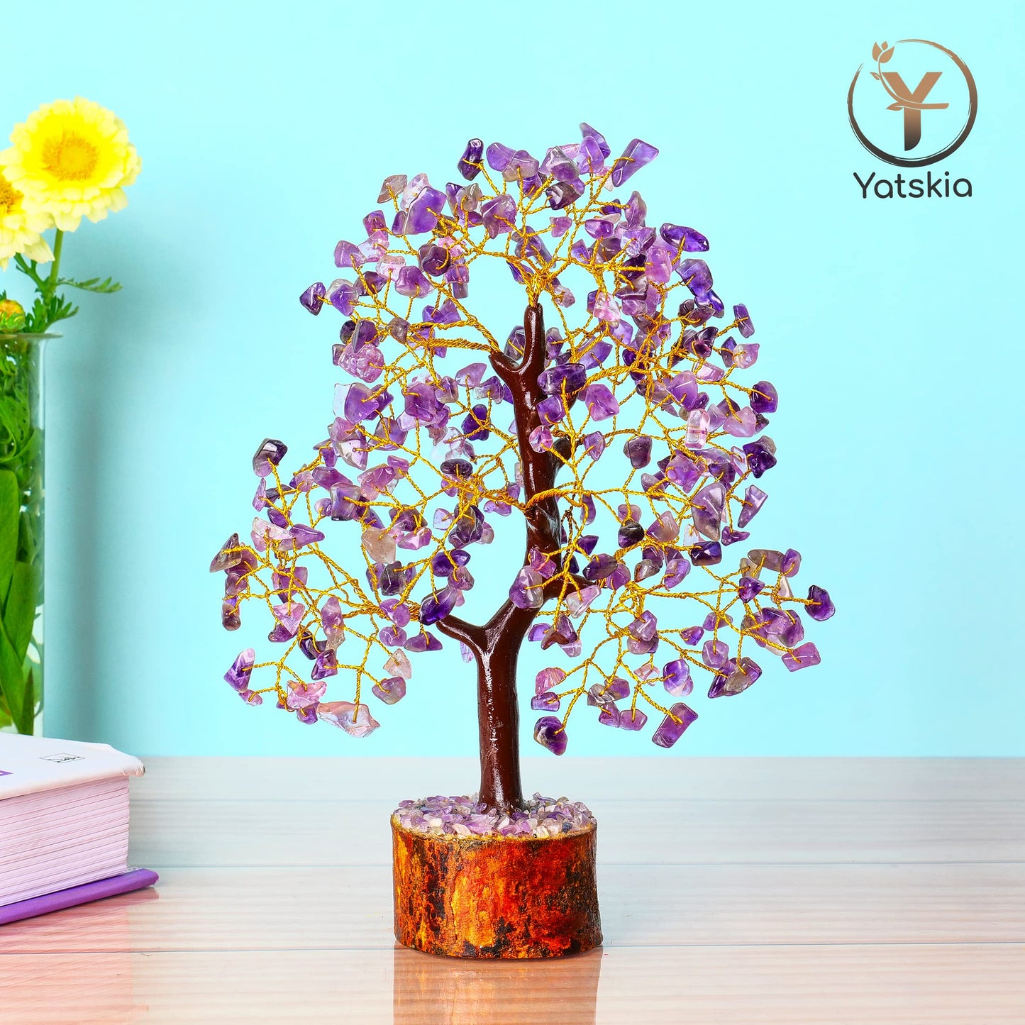 Crystal Tree - Seven Chakra Tree - Bonsai Tree - Healing Crystals - Crystals and Gemstones - Home Decor - Spiritual Gifts