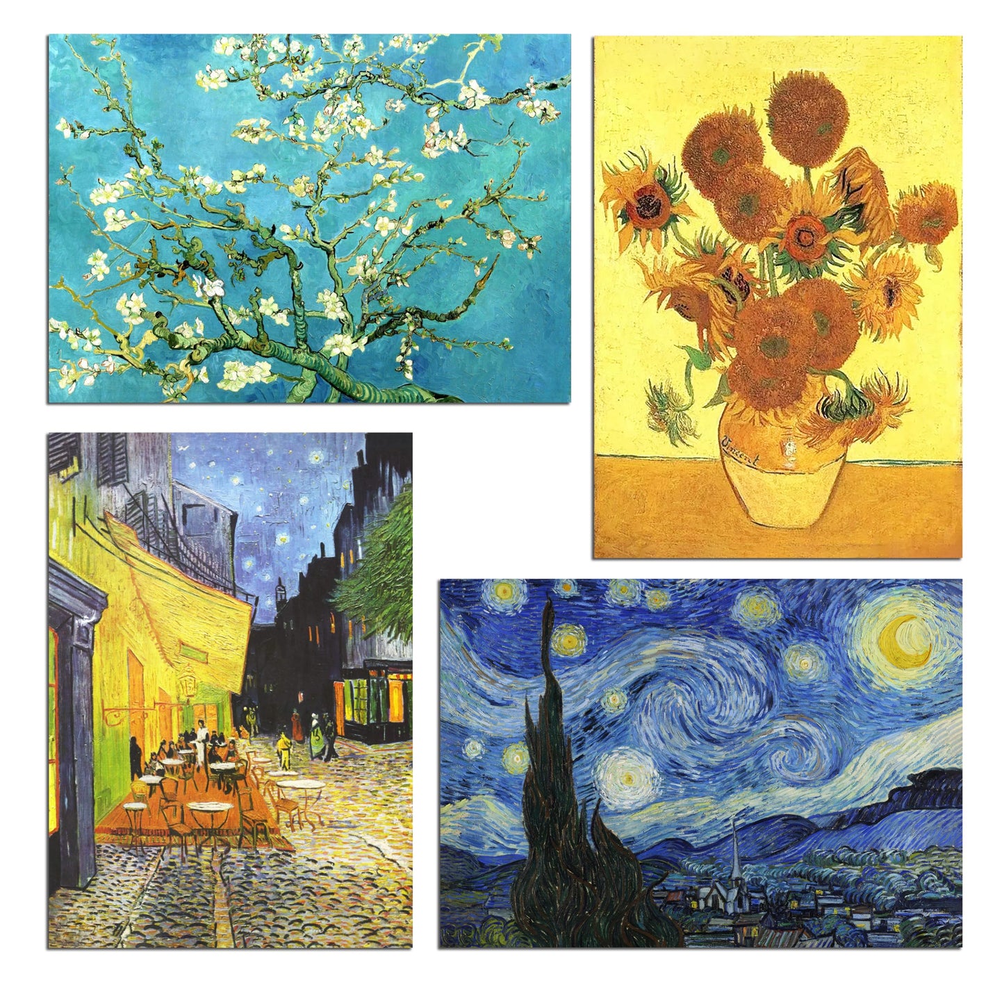Muzagroo Art 5D Diamond Painting Kits for Adults, DIY Diamond Art Kits for Beginners, Turtle Diamond Dot Kits Gem Arts and Crafts for Living Room, Gem Painting Bedroom 4 PCS Wall Art