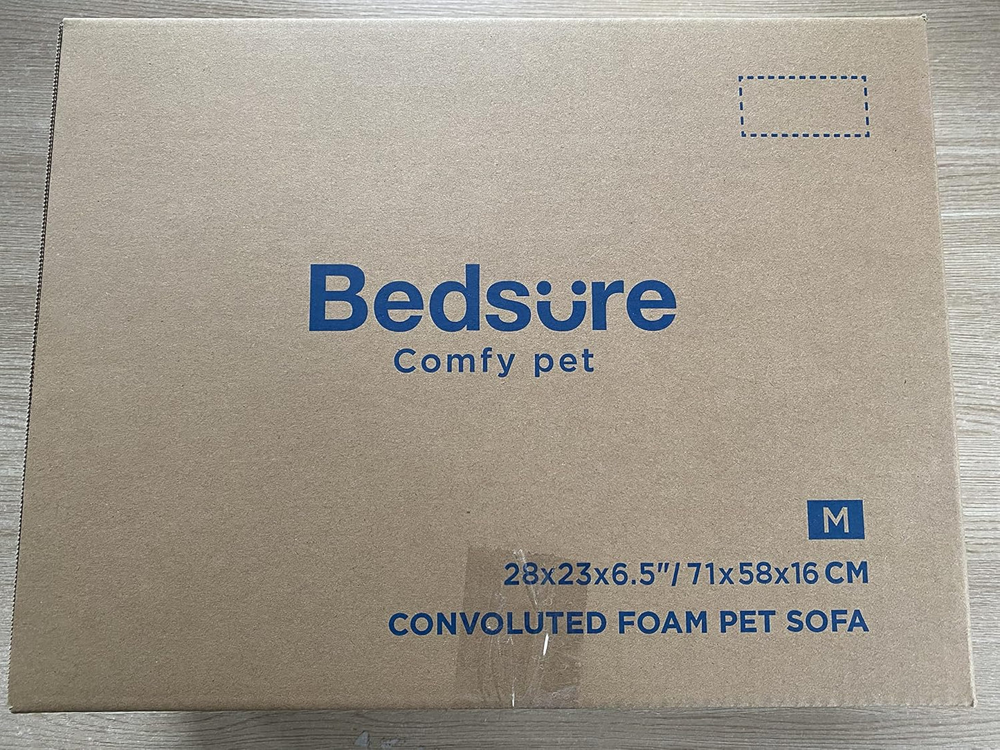 Bedsure Dog Sofa Bed Extra Large - Washable Orthopedic Dog Beds and Couch with Removable Flannel Zipper Cover, XL Plus Waterproof Human Dog Bed for Adults, Squre Pet Bed