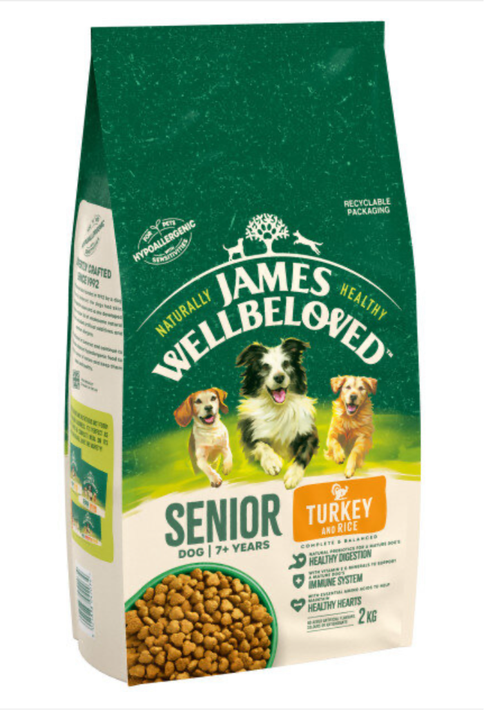 James Wellbeloved Senior Turkey & Rice 2kg