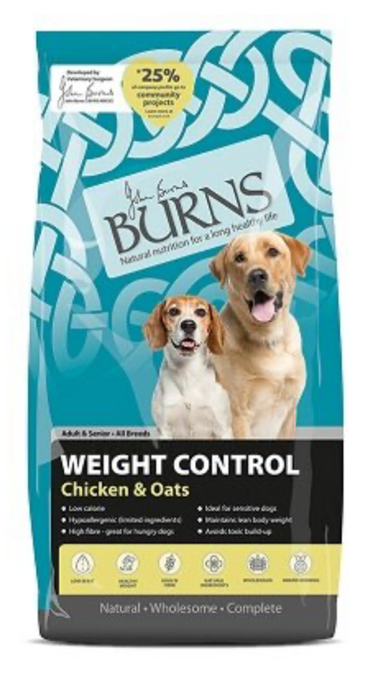 Burns Weight Control Chicken & Oats 6kg