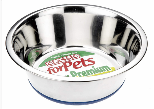 Classic S Steel Non-Slip Dish 15cm