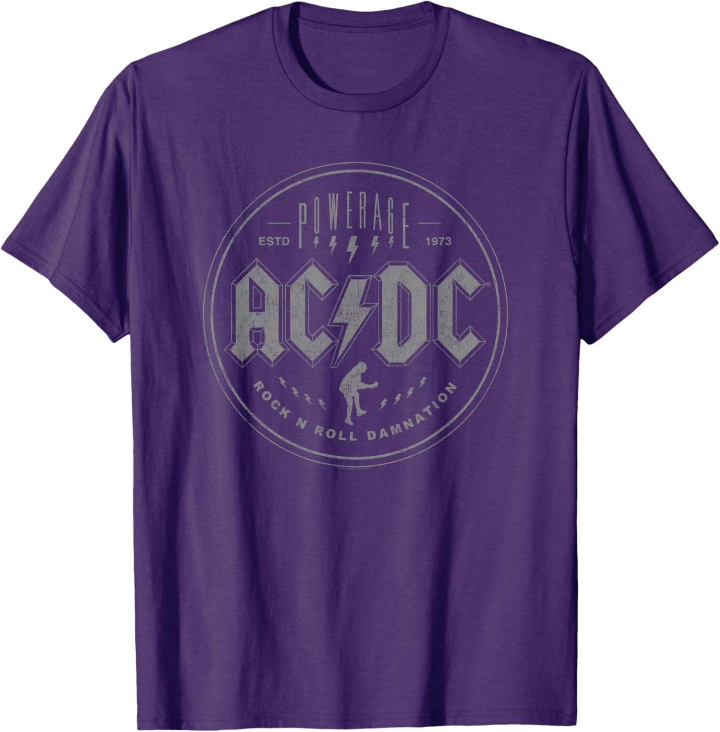 AC/DC Rock Music Band Rock N Roll Damnation T-Shirt