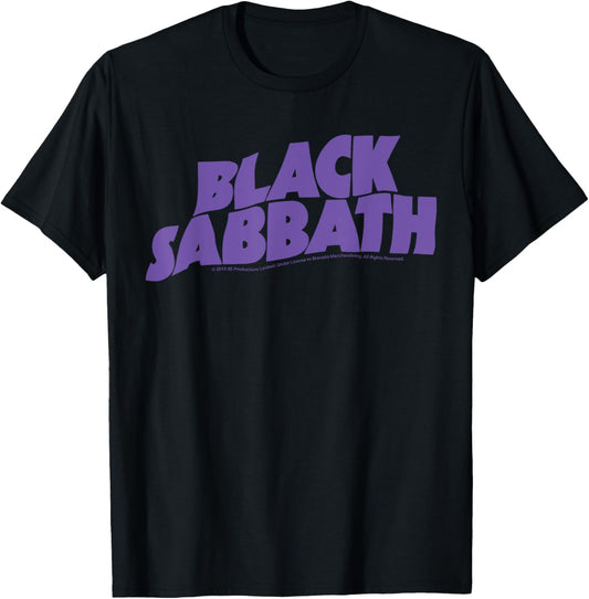 Official Black Sabbath Purple Logo T-Shirt