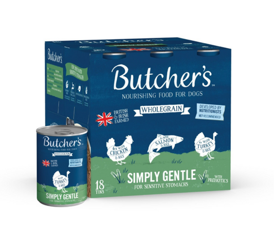 Butcher's Wholegrain Simply Gental in Loaf Tins 18 x 390g