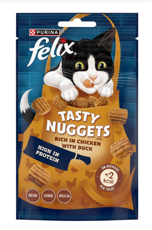 Felix Tasty Nuggets Chicken & Duck 50g