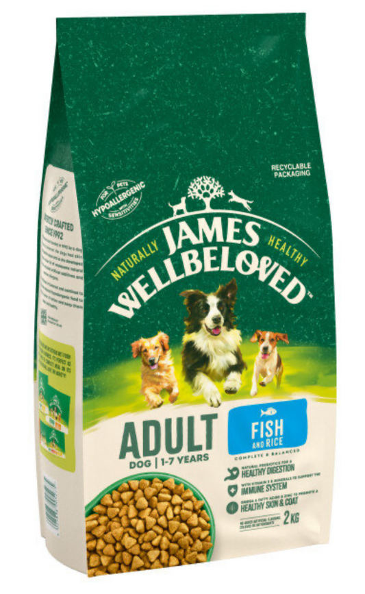 James Wellbeloved Adult Fish & Rice 2kg