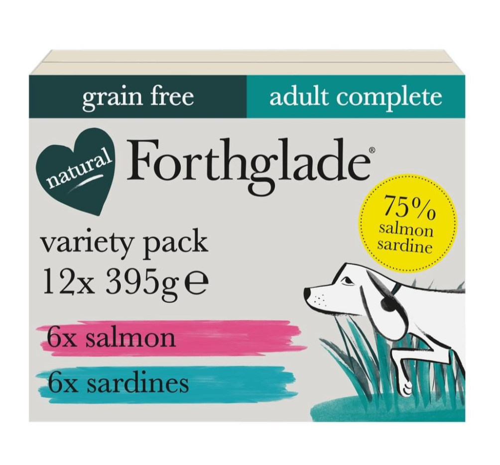 Forthglade Adult Complete Grain Free Fish Multicase Trays 12 x 395g