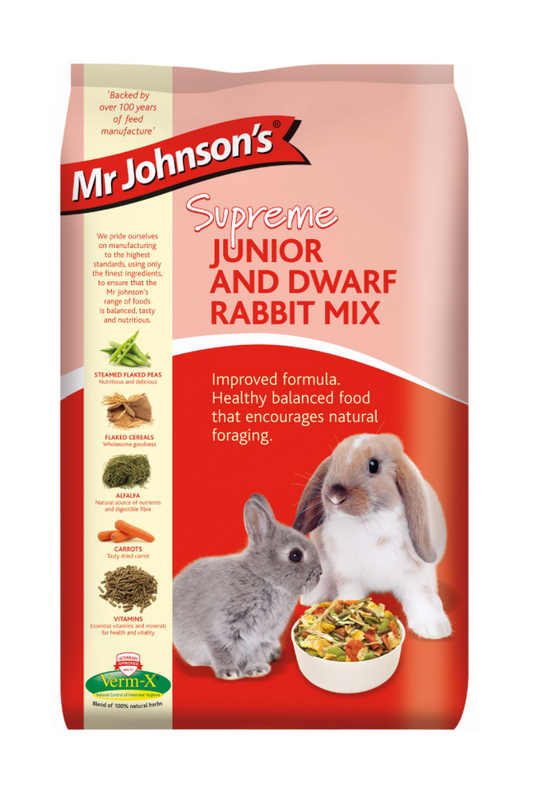 Mr Johnsons Supreme Rabbit Junior & Dwarf 2.25kg