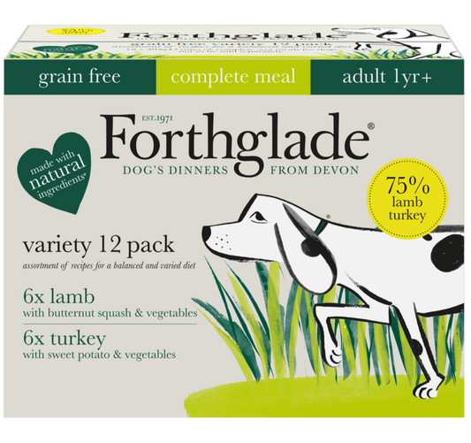 Forthglade Adult Complete Grain Free Duo Lamb & Turkey 12 x 395g